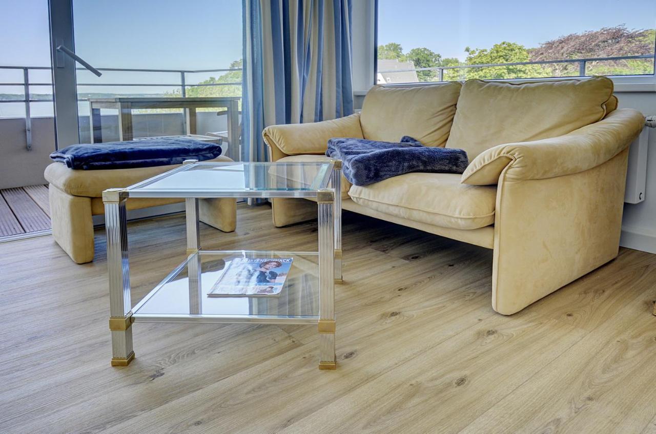 Fewo1846 Intermar - Strandbude - Studioapartment Mit Balkon Und Meerblick Glücksburg Kültér fotó