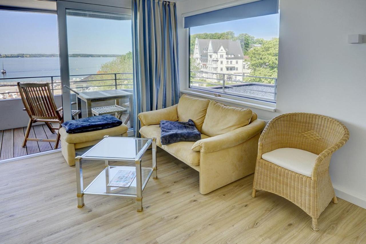 Fewo1846 Intermar - Strandbude - Studioapartment Mit Balkon Und Meerblick Glücksburg Kültér fotó
