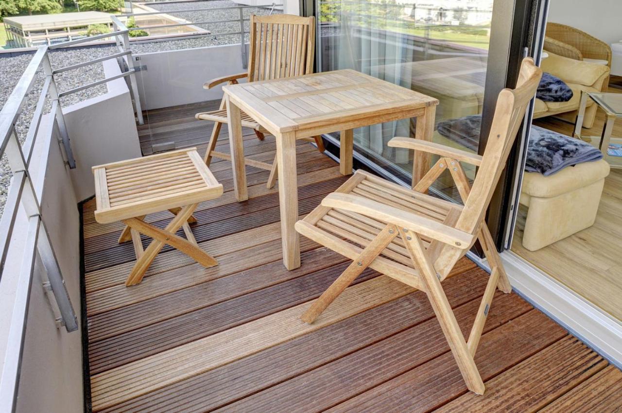 Fewo1846 Intermar - Strandbude - Studioapartment Mit Balkon Und Meerblick Glücksburg Kültér fotó