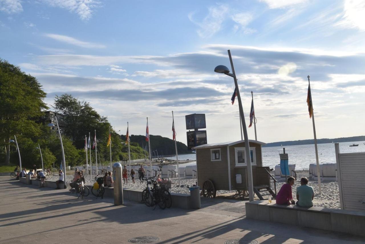 Fewo1846 Intermar - Strandbude - Studioapartment Mit Balkon Und Meerblick Glücksburg Kültér fotó