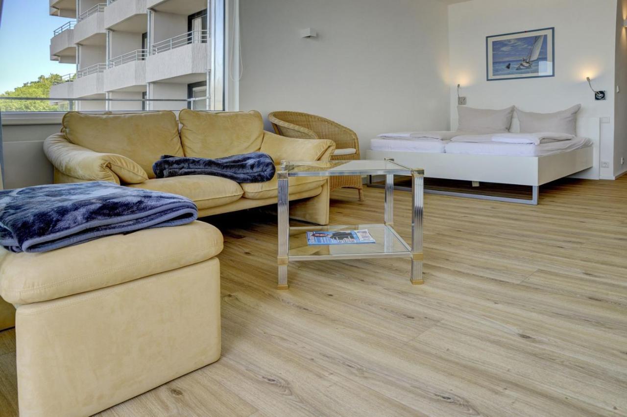 Fewo1846 Intermar - Strandbude - Studioapartment Mit Balkon Und Meerblick Glücksburg Kültér fotó