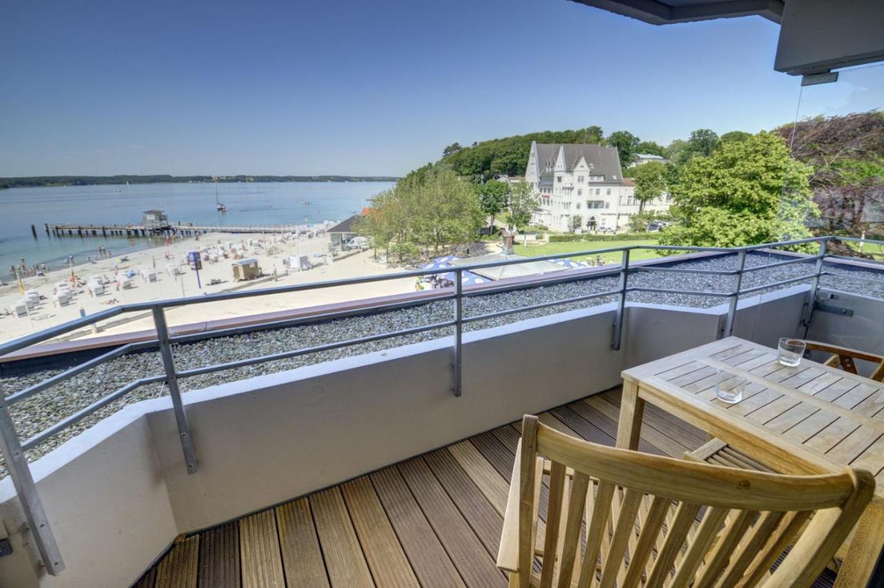 Fewo1846 Intermar - Strandbude - Studioapartment Mit Balkon Und Meerblick Glücksburg Kültér fotó